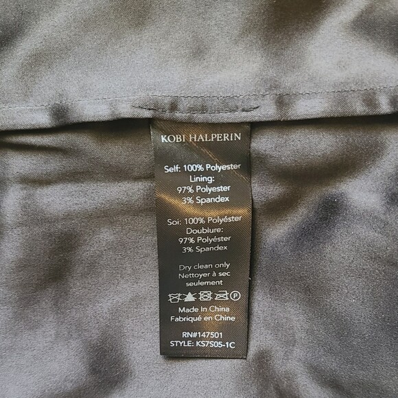 Kobi Halperin NWT Black Floral Crochet Lace Layered Straight Skirt, Size S (4-6) - Picture 9 of 9